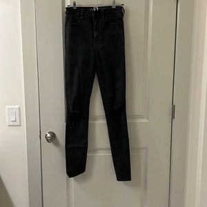American Eagle black skinny jeans
